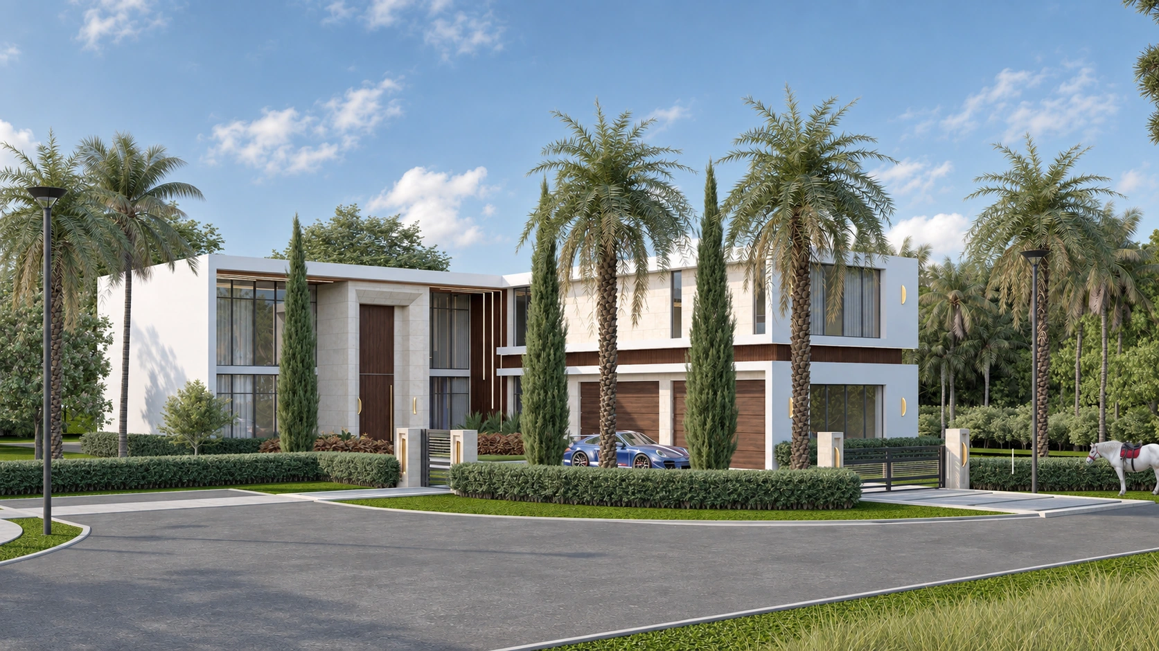 Architectural rendering of a Villa Bello residence