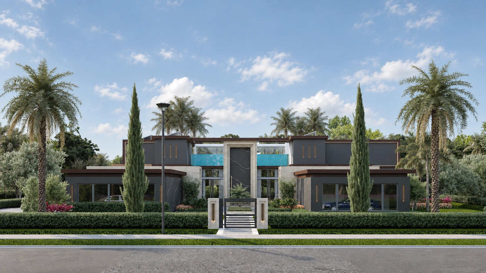 Architectural rendering of a Villa Bello residence