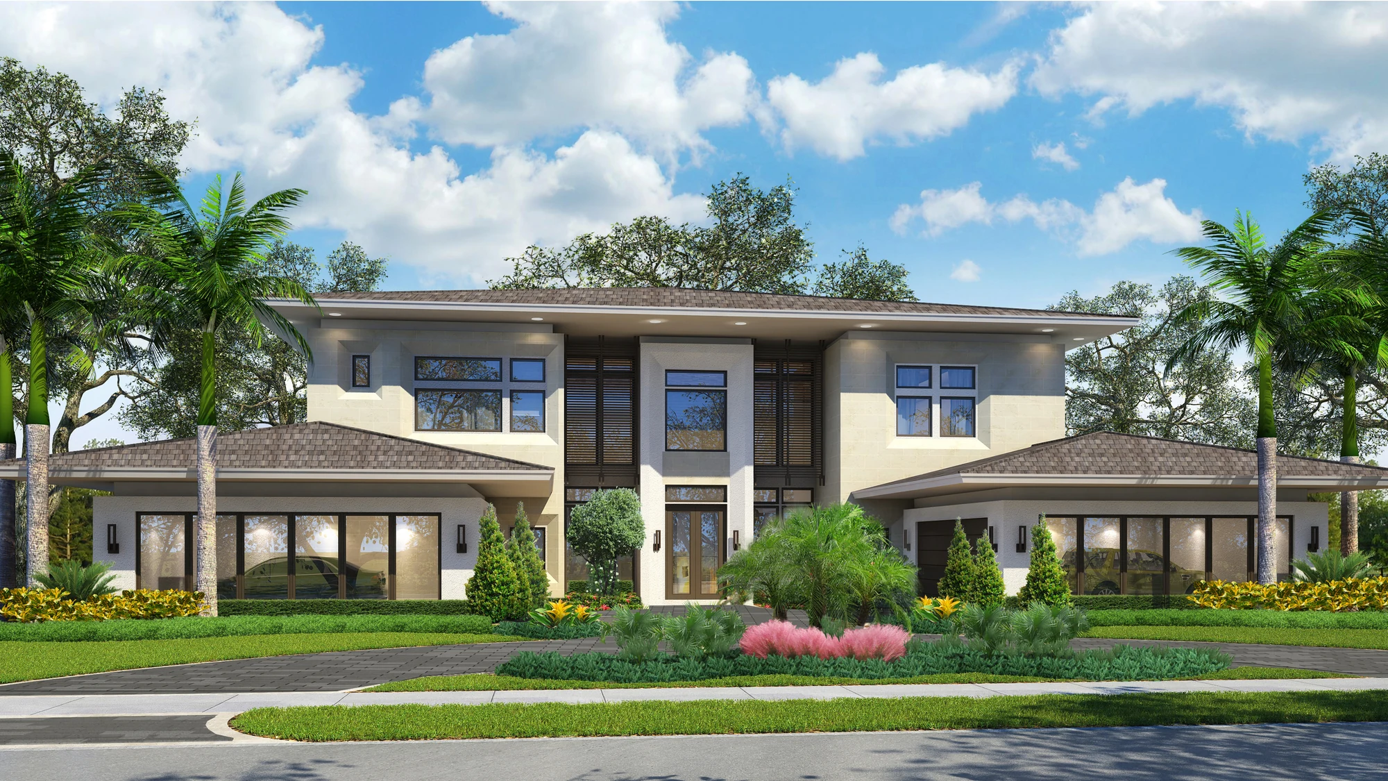 Original architectural rendering of the Vista home at Zona West
